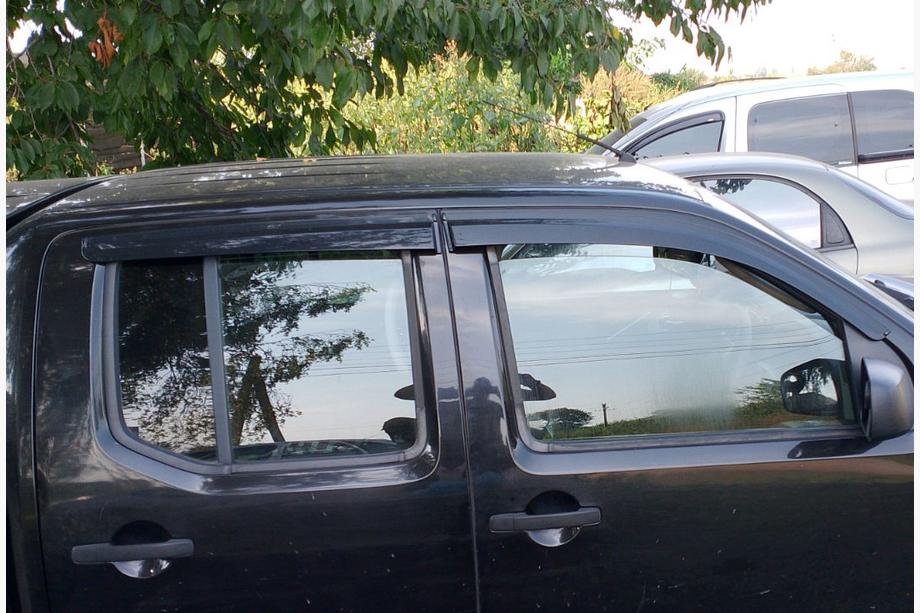 Nissan NP300 1999-2015 Deflectoare Geamuri (4 buc, Sunplex Sport) Foto 3