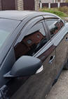 Renault Fluence 2009-2016 Deflectoare Geamuri (4 buc, Sunplex Sport) foto 5