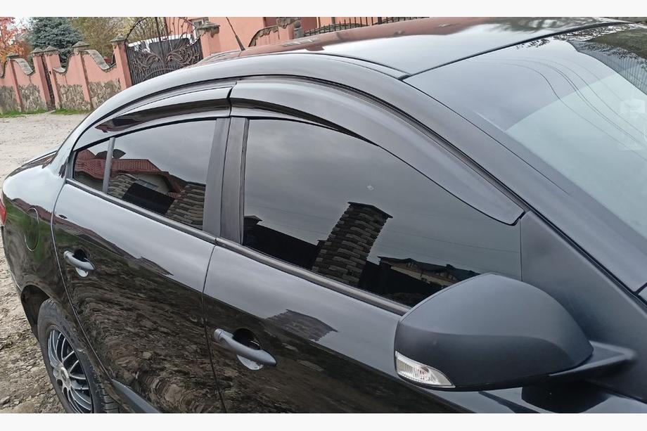 Renault Fluence 2009-2016 Deflectoare Geamuri (4 buc, Sunplex Sport) Image