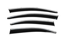 Peugeot 301 2012- Deflectoare geamuri cu ornament cromat (4 buc, Sunplex Chrome) foto 9