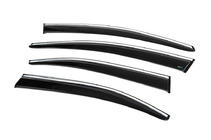 Peugeot 301 2012- Deflectoare geamuri cu ornament cromat (4 buc, Sunplex Chrome) foto 10