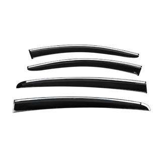 Deflectoare geamuri cu ornament cromat HB/SD (4 buc, Sunplex Chrome) Ford Focus IV 2018- foto 4