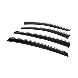 Deflectoare geamuri cu ornament cromat HB/SD (4 buc, Sunplex Chrome) Ford Focus IV 2018- foto 3