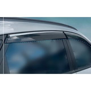 Deflectoare geamuri cu ornament cromat (4 buc, Sunplex Chrome) Hyundai IX-35 2010-2015 foto 2