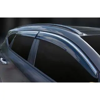 Deflectoare geamuri cu ornament cromat (4 buc, Sunplex Chrome) foto 4