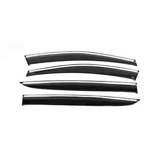 Deflectoare geamuri cu ornament cromat (4 buc, Sunplex Chrome) Kia Sportage 2015-2021 foto 2