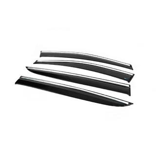 Deflectoare geamuri cu ornament cromat (4 buc, Sunplex Chrome) Kia Sportage 2015-2021 foto 3
