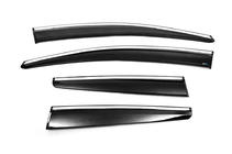 Opel Astra J 2009-2015 Deflectoare geam cromate cu banda HB/SD (4 buc, Sunplex Chrome) foto 5