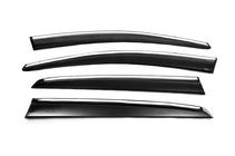 Volkswagen Golf 7/E-Golf 2012-2020 Deflectoare geamuri cu ornament cromat HB (4 buc, Sunplex Chrome) foto 5