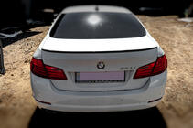 BMW 5 Series F10/F11 2010–2016 Spoiler Lip Sunplex (pentru F10, negru) foto 8