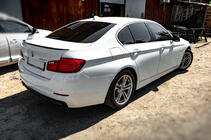 BMW 5 Series F10/F11 2010–2016 Spoiler Lip Sunplex (pentru F10, negru) foto 10