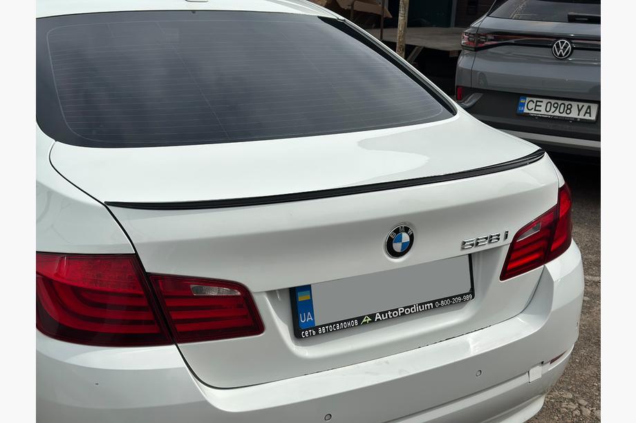 BMW 5 Series F10/F11 2010–2016 Spoiler Lip Sunplex (pentru F10, negru) Foto 14