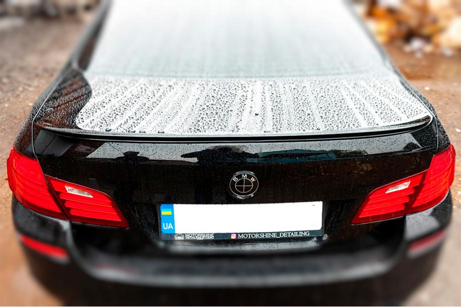 BMW 5 Series F10/F11 2010–2016 Spoiler Lip Sunplex (pentru F10, negru) Foto 16