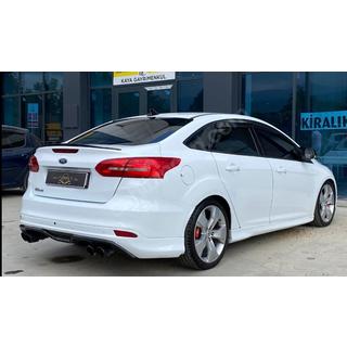 Spoiler Sedan LIP (Sunplex, negru) (107,2cm x 5,5cm) Ford Focus III 2011-2017 foto 2