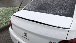 Peugeot 301 2012- Spoiler Lip (Sunplex, negru) (118,5cm x 5,5cm) foto 6