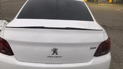 Peugeot 301 2012- Spoiler Lip (Sunplex, negru) (118,5cm x 5,5cm) foto 5
