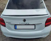 Renault Logan II 2013-2022 Spoiler Lip (Sunplex, negru) (118,5cm x 5,5cm) foto 2