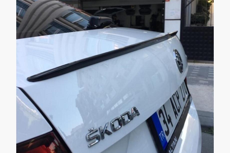Skoda Octavia III A7 2013-2019 Spoiler Lip (Sunplex, negru) (115,4cm *6cm) Image