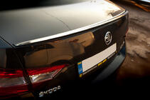 Skoda Superb 2015-2024 Spoiler Lip (Sunplex, negru) (119,2cm*7,3cm) foto 2