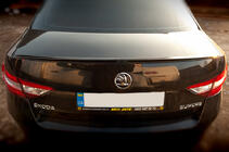 Skoda Superb 2015-2024 Spoiler Lip (Sunplex, negru) (119,2cm*7,3cm) foto 3