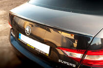 Skoda Superb 2015-2024 Spoiler Lip (Sunplex, negru) (119,2cm*7,3cm) foto 1