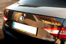 Skoda Superb 2015-2024 Spoiler Lip (Sunplex, negru) (119,2cm*7,3cm) foto 4