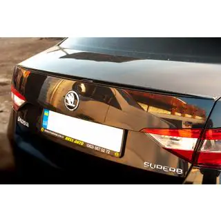 Spoiler Lip (Sunplex, negru) (119,2cm*7,3cm) foto 4