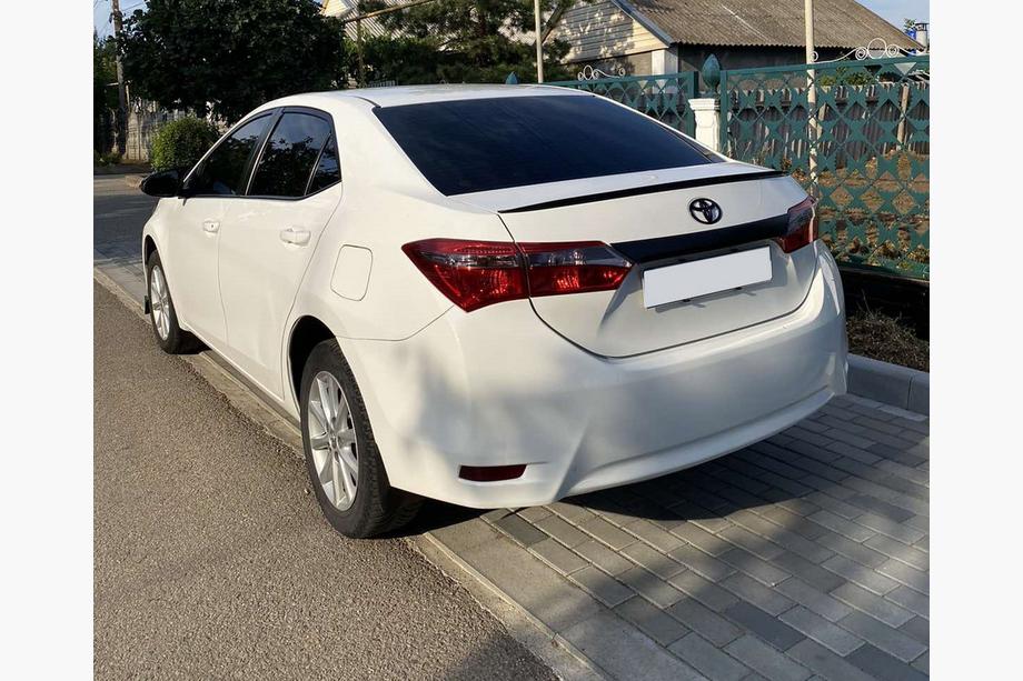 Toyota Corolla 2013-2019 Spoiler Lip (Sunplex, negru) (118cm *6,4cm) Image