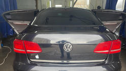 Volkswagen Passat B7 2012-2015 Spoiler Lip (Sunplex, negru, pentru EU) (115,8cm x 6,3cm) foto 6