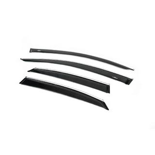 Deflectoare geamuri cu ornament cromat (4 buc, HIC) foto 2