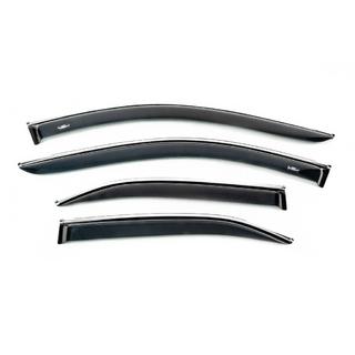 Deflectoare geamuri cu ornament cromat (USA, 4 buc, HIC) Toyota Camry 2006-2011 foto 1