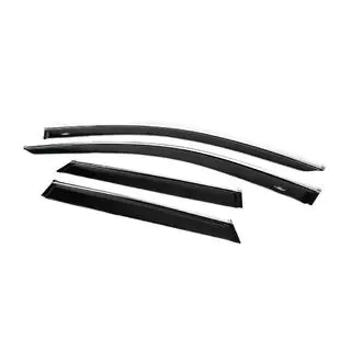 Deflectoare geamuri cu ornament cromat (4 buc, HIC) foto 2