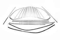 BMW X5 E70 2007-2013 Ornamente Complete Geamuri Inox foto 2