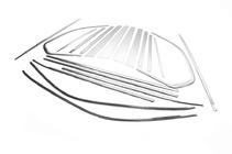 BMW X5 E70 2007-2013 Ornamente Complete Geamuri Inox foto 3