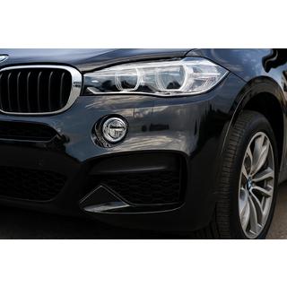 Capace cromate pentru proiectoare ceata (2 buc) BMW X6 F16 2014-2019 foto 2