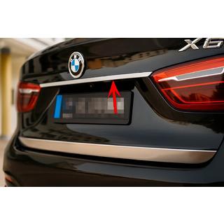 Ornament cromat deasupra numarului BMW X6 F16 2014-2019 foto 1
