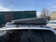 Cutie portbagaj auto dubla deschidere KX gri mat (520 L) foto 4