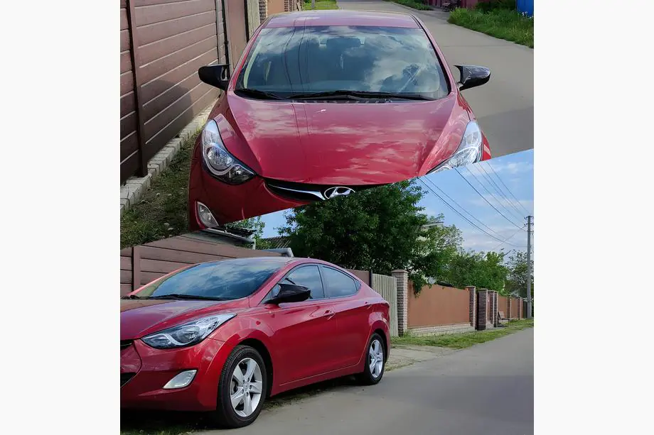 Hyundai Elantra (MD/UD) 2011-2015 Capace oglinzi fara decupaj pentru semnalizare stil BMW (2 buc) Foto 1
