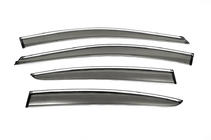 Chevrolet Cruze 2009–2015 Deflectoare geam cu ornament cromat SD (4 buc, ABM) foto 2