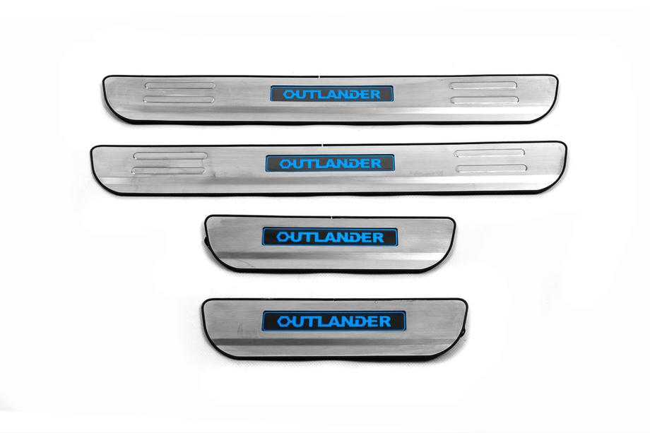 Mitsubishi Outlander 2012-2021 Protectii praguri Libao (4buc, inox) Foto 1