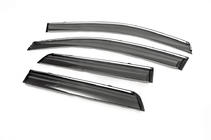 Mitsubishi ASX 2010-2023 Deflectoare geam cromate (4 buc, Libao) foto 2