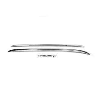 Bare longitudinale integrate gri OEM (pentru X-trail, aluminiu, montaj cu adeziv) foto 2