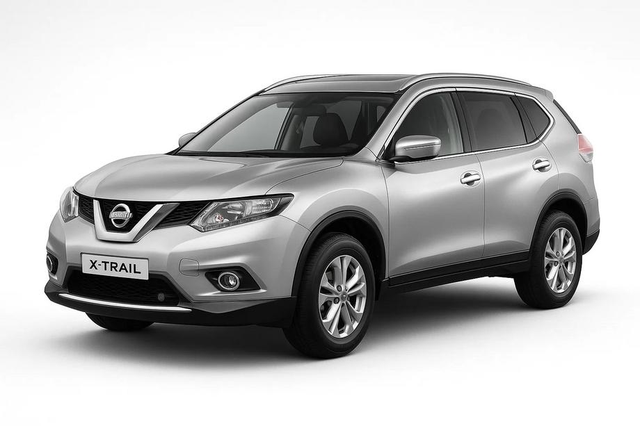 Nissan X-trail T32/Rogue 2014-2021 Bare longitudinale integrate gri OEM (pentru X-trail, aluminiu, montaj cu adeziv) Foto 3