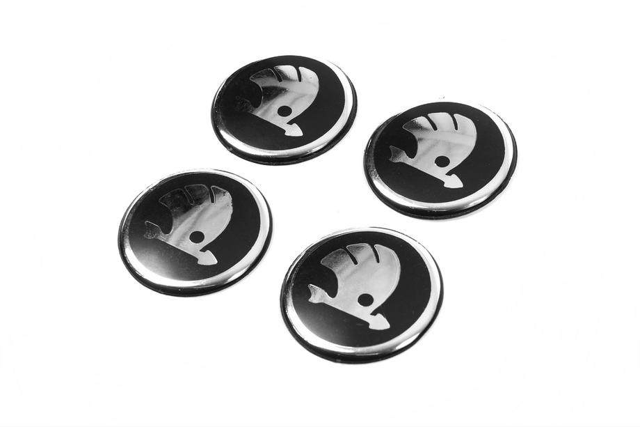 Skoda Stickere pentru capace centrale janta 54mm (4buc) Foto 4