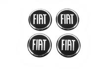 Fiat Stickere pentru capace centrale janta 54mm (4buc) foto 1