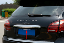 Porsche Cayenne 2010-2017 Ornament deasupra numarului Libao (inox) foto 1