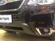 Subaru Forester 2013-2018 Capace cromate pentru proiectoare ceata Libao (2 buc, plastic) foto 2