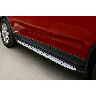 Praguri Laterale OEM V2 (2 buc, aluminiu) Subaru Outback 2009-2014 foto 1