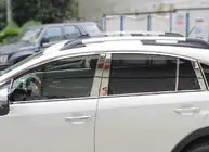 Subaru XV 2011-2017 Molduri stalpi usi Libao (4 buc, plastic) foto 1