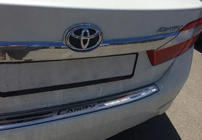 Toyota Camry 2011–2017 Protectie bara spate Libao inox foto 2
